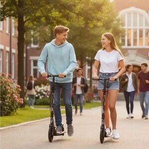 ‘Urban Scooter’ Black and White Kick Scooter